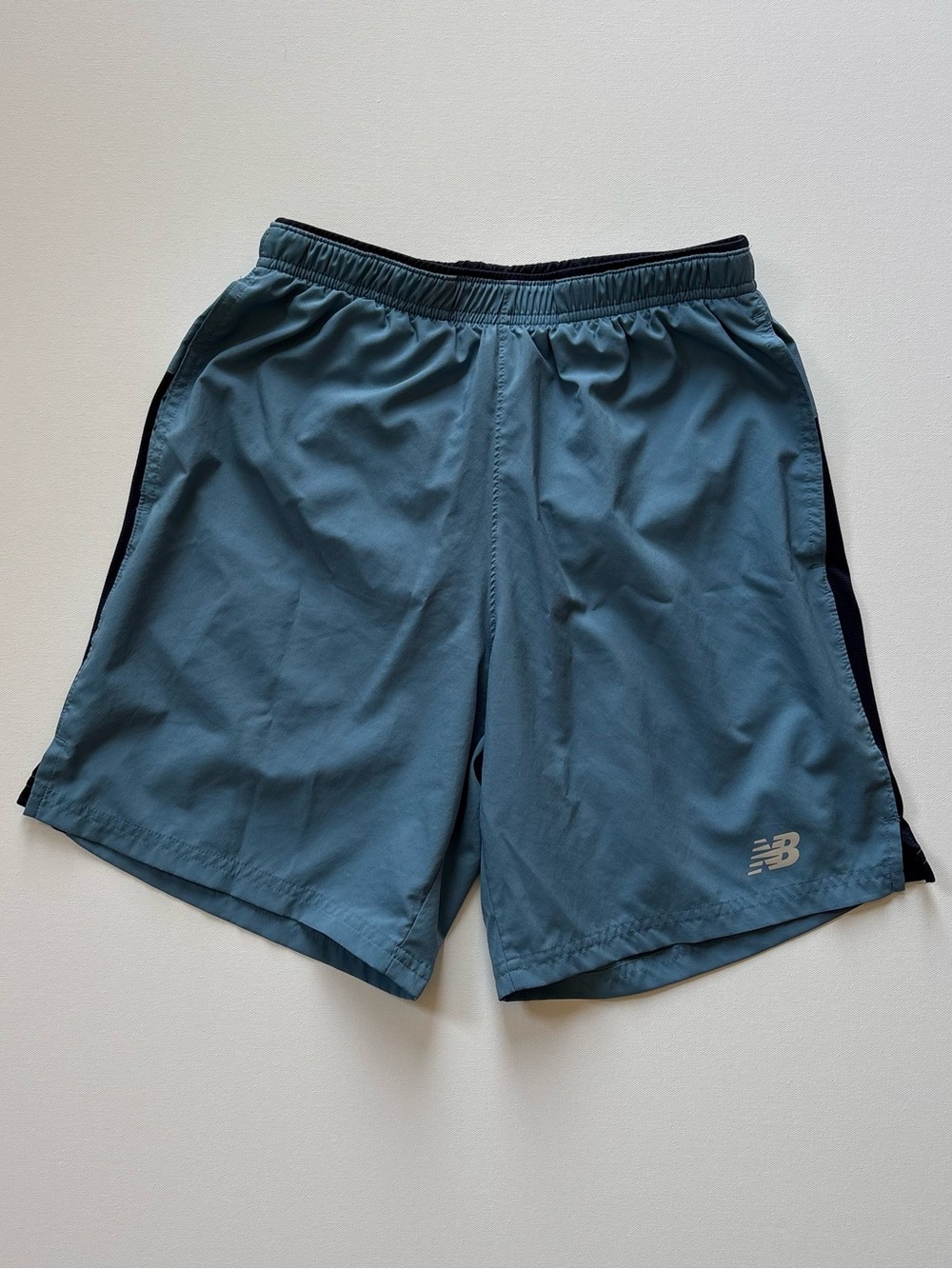 New Balance Men’s Small Blue Athletic Shorts Lined Drawstring Running Gym